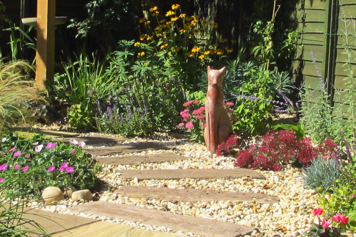 Small_Space_Gardening_Focal_Point_and_Pathways_Through_Planting_DebbieCooke.com